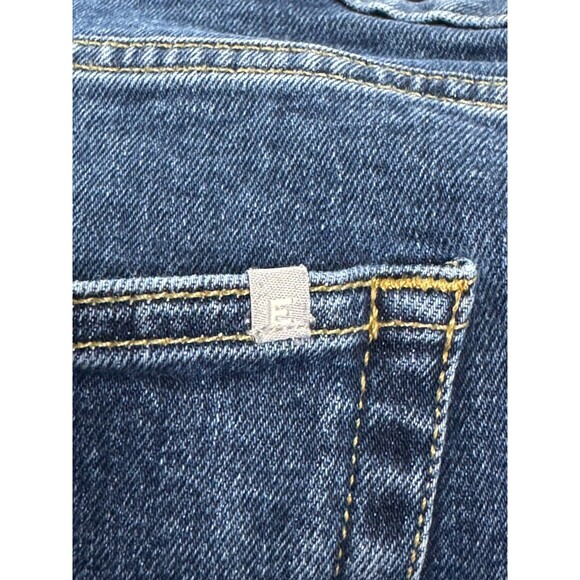 Everlane Curvy Cheeky Jeans Womens 34 Regular Blue Organic Cotton Stretch Denim - Picture 6 of 13